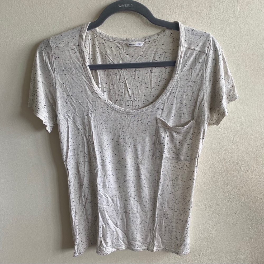 𝅺copy - Club Monaco Cozy SS Tee M
